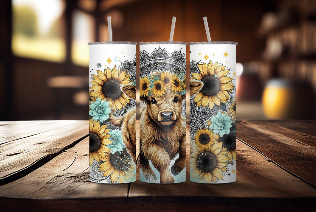 Mandala Calf Tumbler