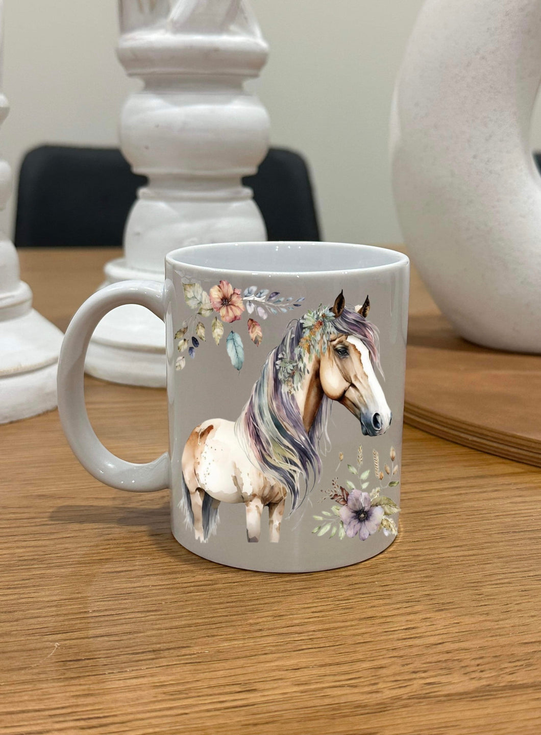 Floral Horse Mug