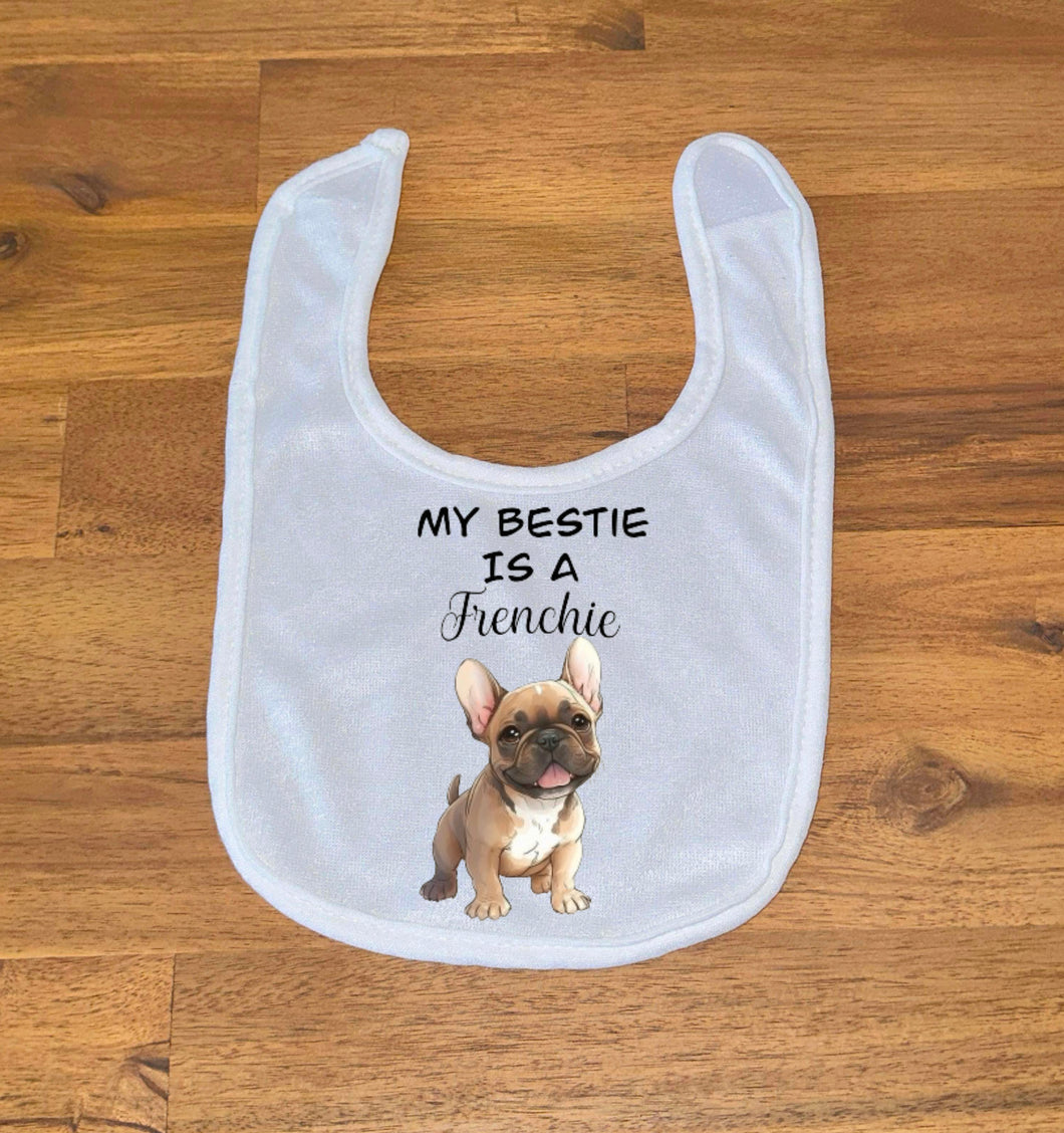 Printed Bib - Frenchie Bestie