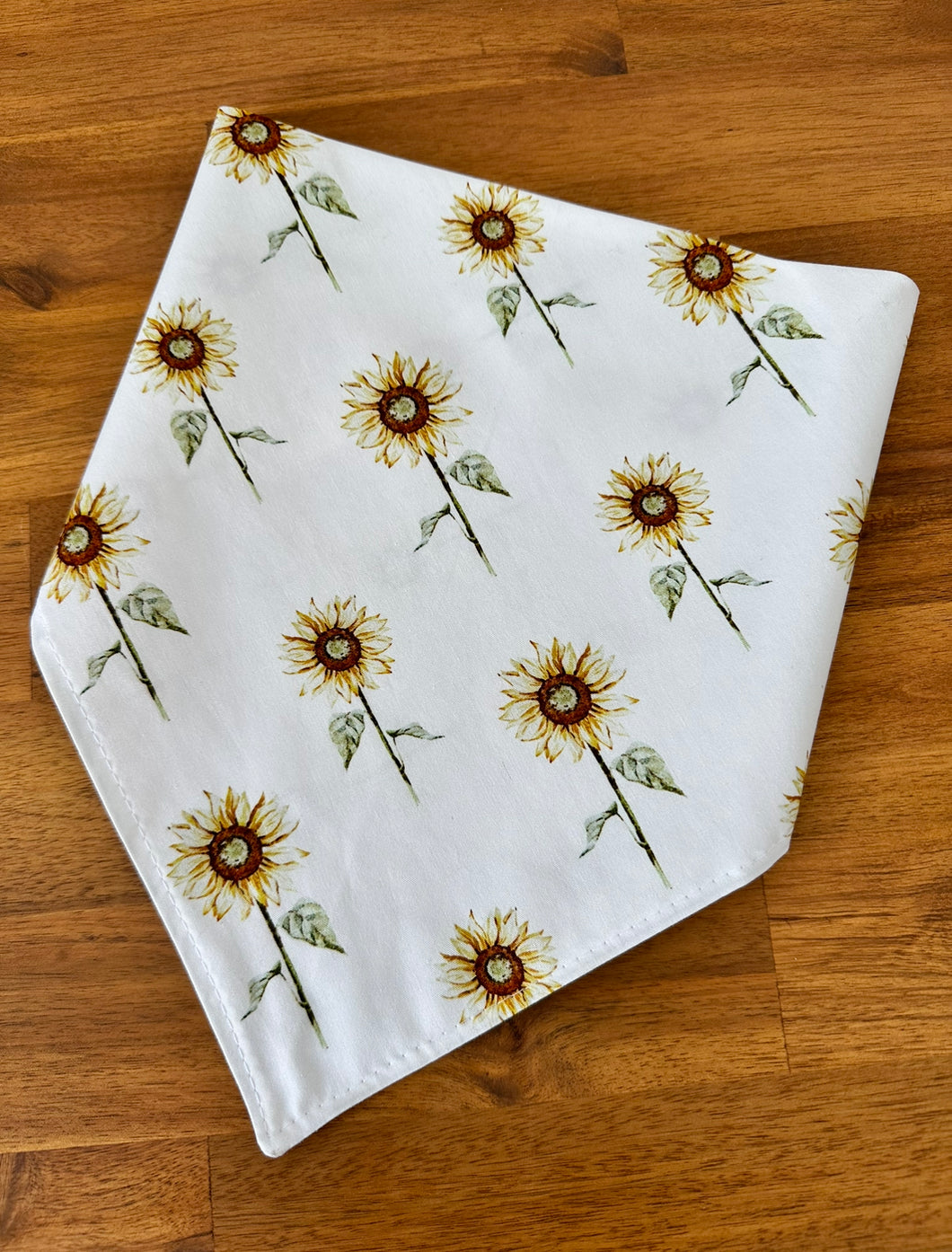 Neck Scarf - Single Sunflower