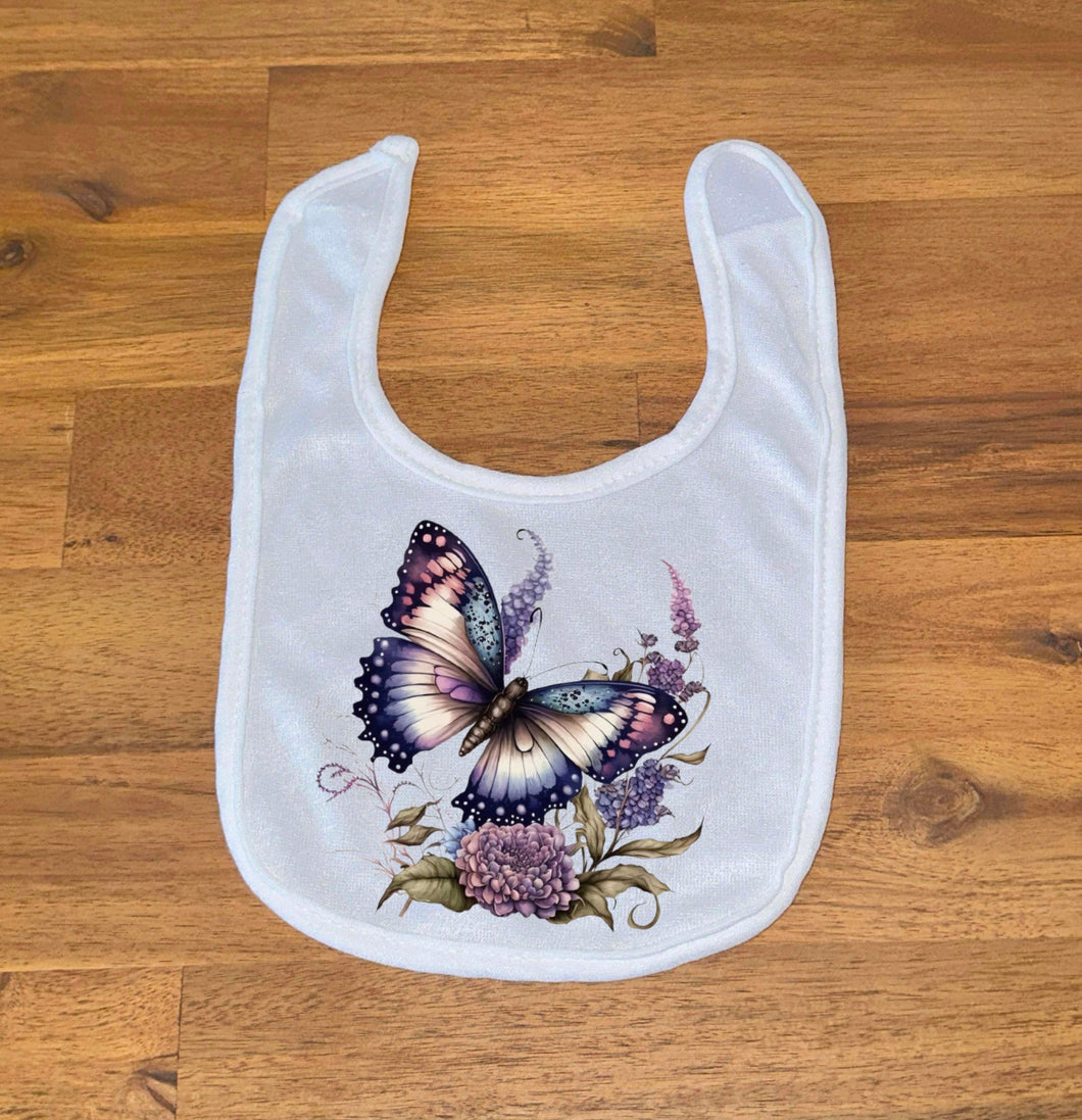 Printed Bib - Butterfly