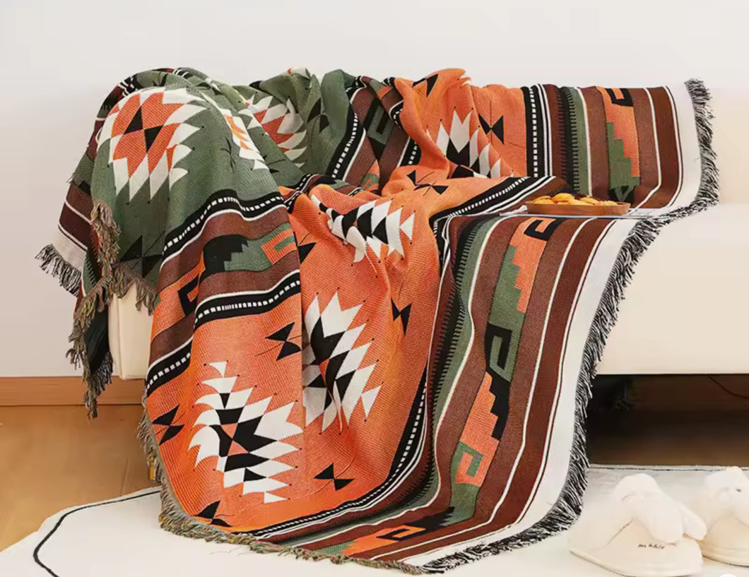 PRE-ORDER - Aztec Throw Blanket (9)