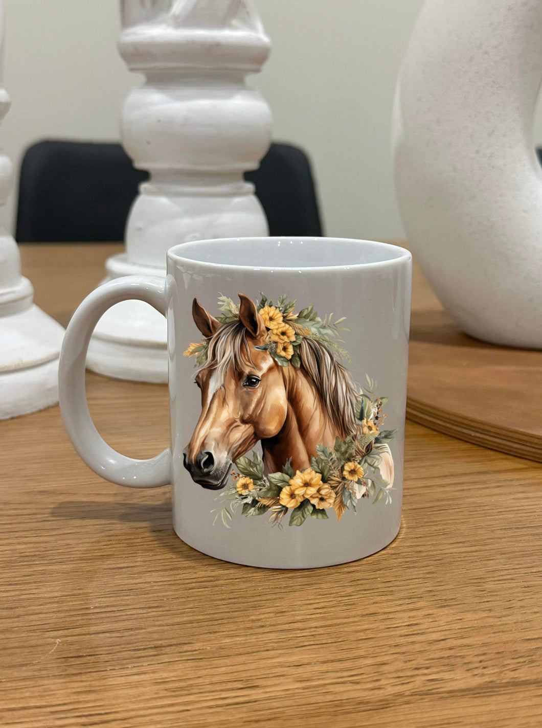 Sunflower Horse Mug