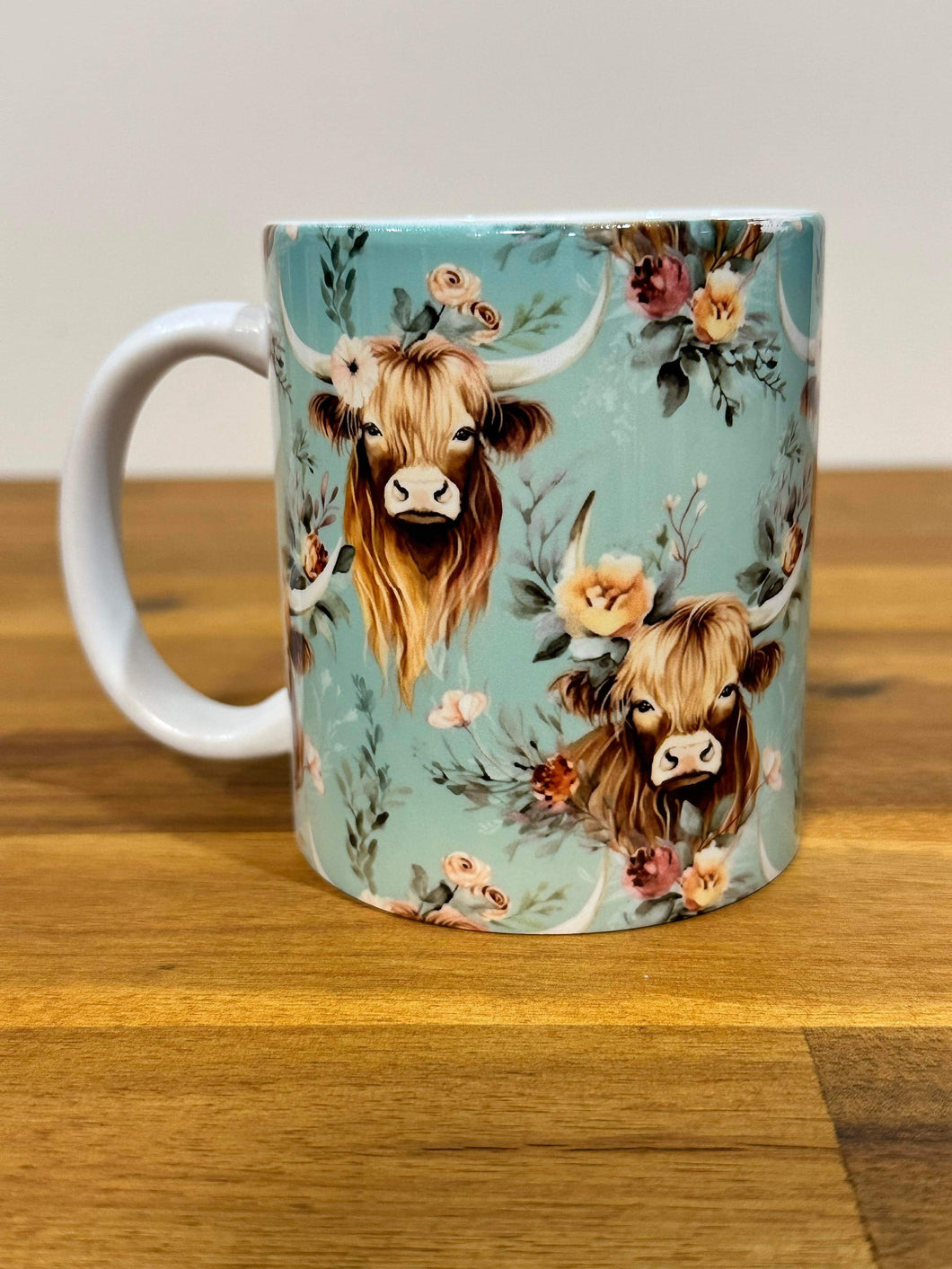 Teal Highland Mug