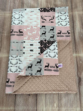 Load image into Gallery viewer, PRE-ORDER Minky Blanket - Little Lady (Pink)
