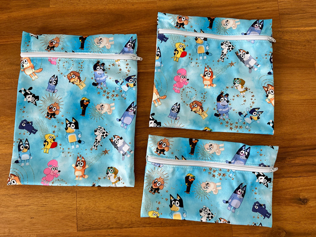 Reusable Snack Bags - Bluey