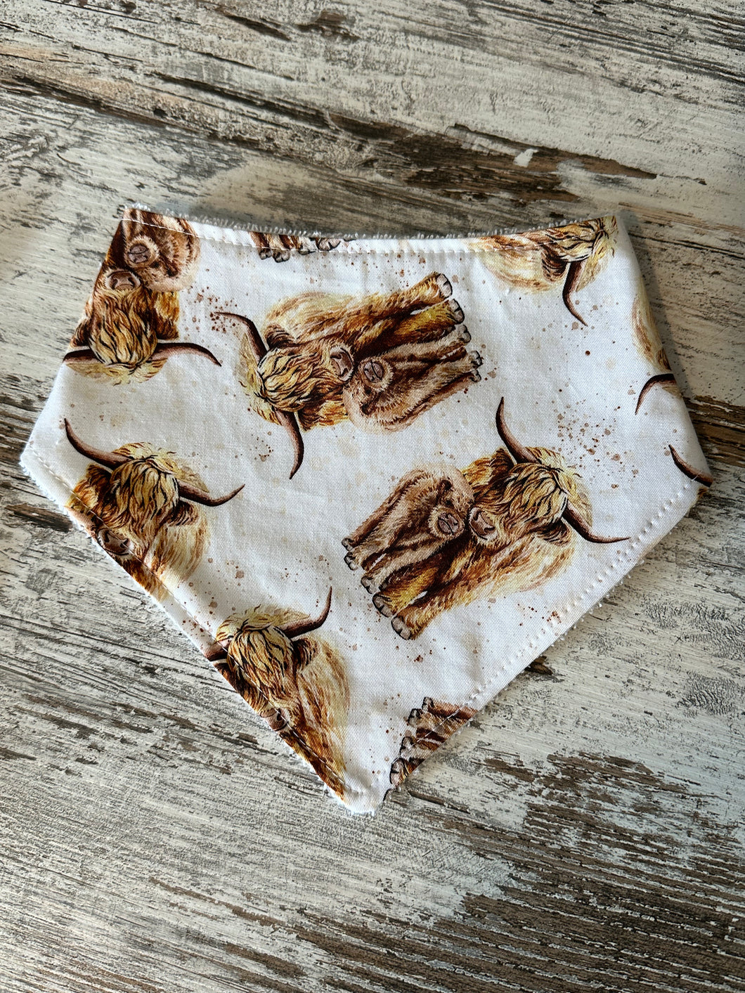 Bandana Bib - Highland Mum & Calf