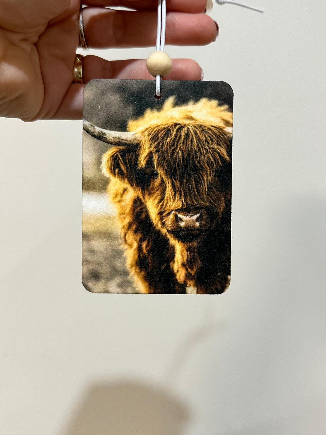 Car Air Freshener- Highland Cow