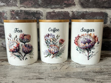 Load image into Gallery viewer, Country Storage Canisters - Protea Collection
