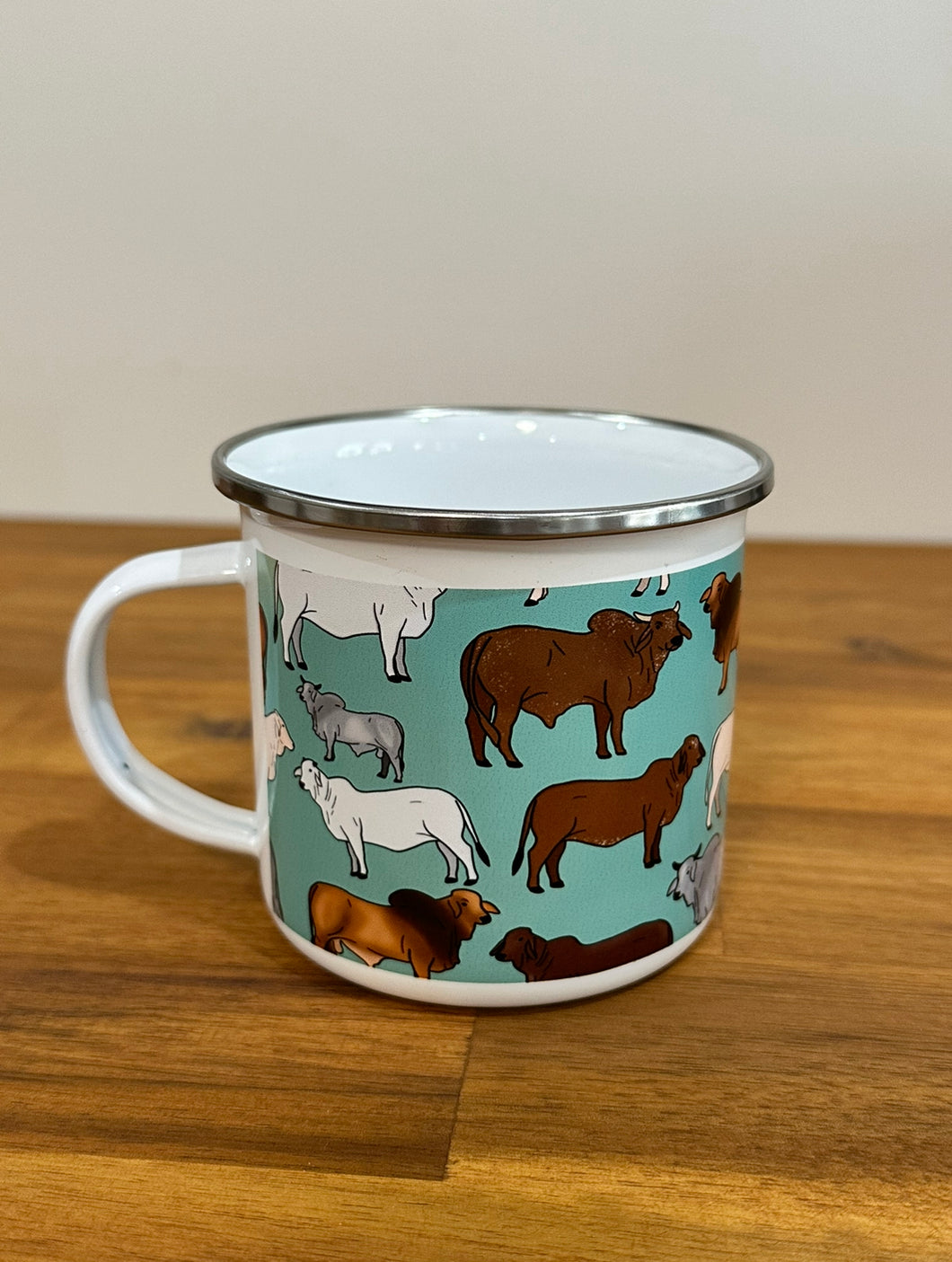 Enamel Mug - Teal Brahman