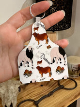 Load image into Gallery viewer, Brahmans - Cow Tag Keyring
