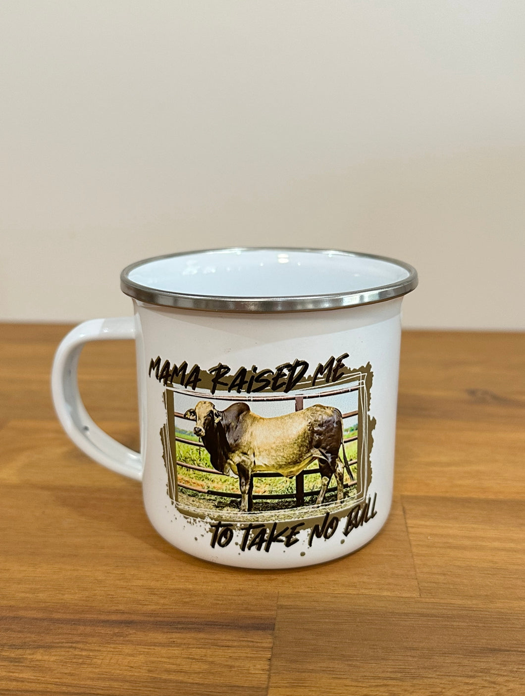 Enamel Mug - Take No Bull