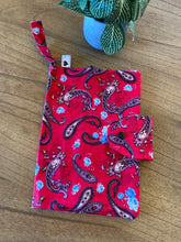 Load image into Gallery viewer, SALE - Nappy Wallet - Red Paisley
