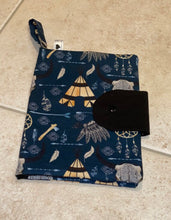 Load image into Gallery viewer, Nappy Wallet - Navy Aztec
