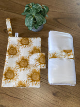 Load image into Gallery viewer, Nappy Change Set - Sunflower
