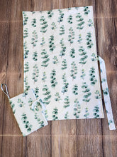 Load image into Gallery viewer, Nappy Change Set - Eucalyptus Leaves
