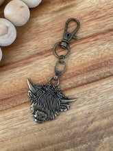 Load image into Gallery viewer, Highland Cow Keyring
