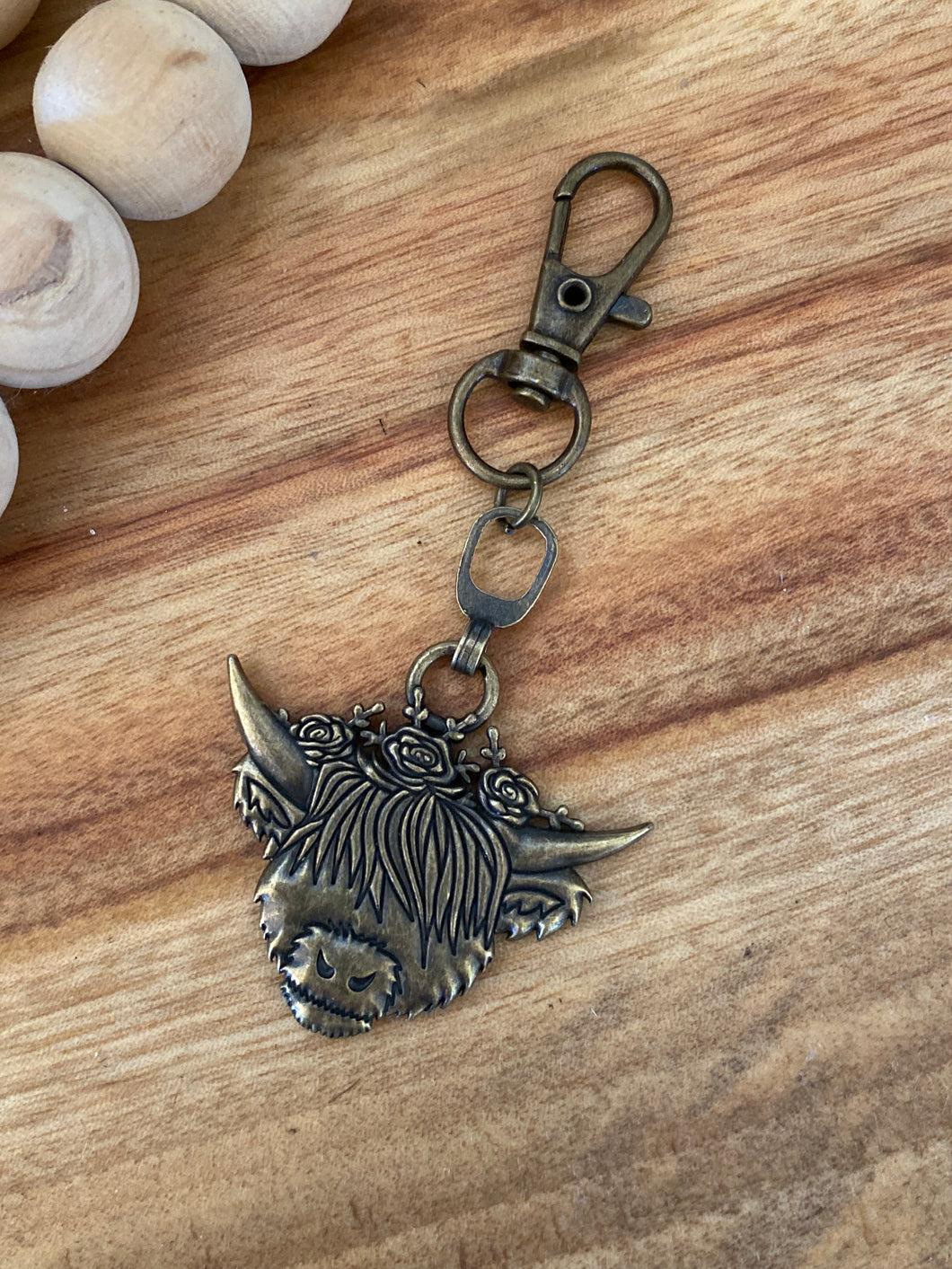 Highland Cow Keyring