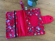 Load image into Gallery viewer, SALE - Nappy Wallet - Red Paisley
