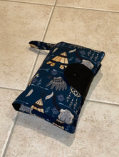 Load image into Gallery viewer, Nappy Wallet - Navy Aztec
