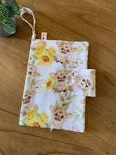 Load image into Gallery viewer, Nappy Wallet - Sunflower Highland
