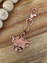 Load image into Gallery viewer, Highland Cow Keyring
