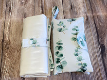 Load image into Gallery viewer, Nappy Change Set - Eucalyptus Leaves
