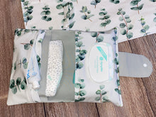 Load image into Gallery viewer, Nappy Change Set - Eucalyptus Leaves
