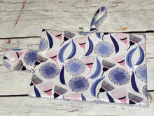 Load image into Gallery viewer, SALE - Nappy Wallet - Purple Eucalyptus Flowers
