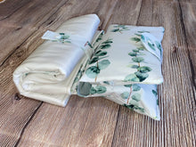 Load image into Gallery viewer, Nappy Change Set - Eucalyptus Leaves
