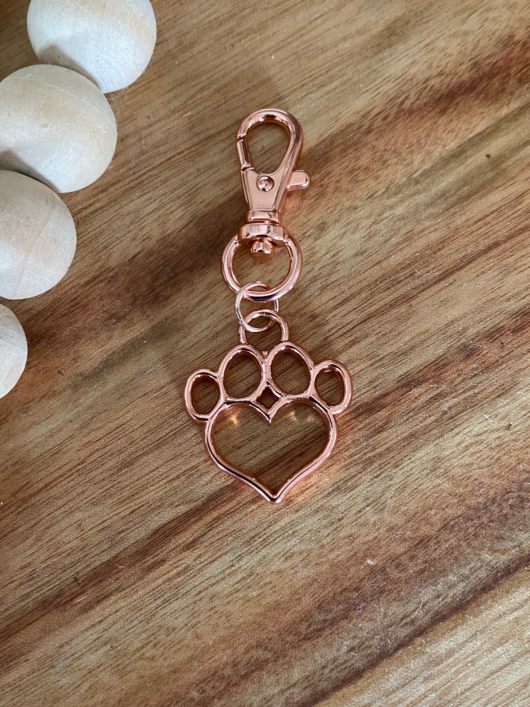 Paw Print Keyrings