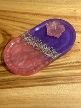 Load image into Gallery viewer, Resin Jewellery Tray - Pink/Purple
