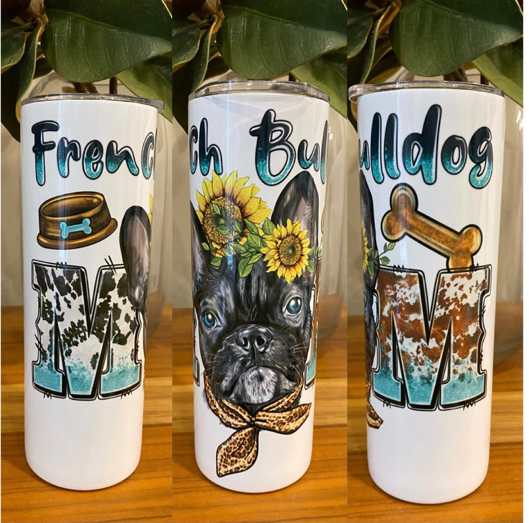 20oz Tumbler - French Bulldog Mum